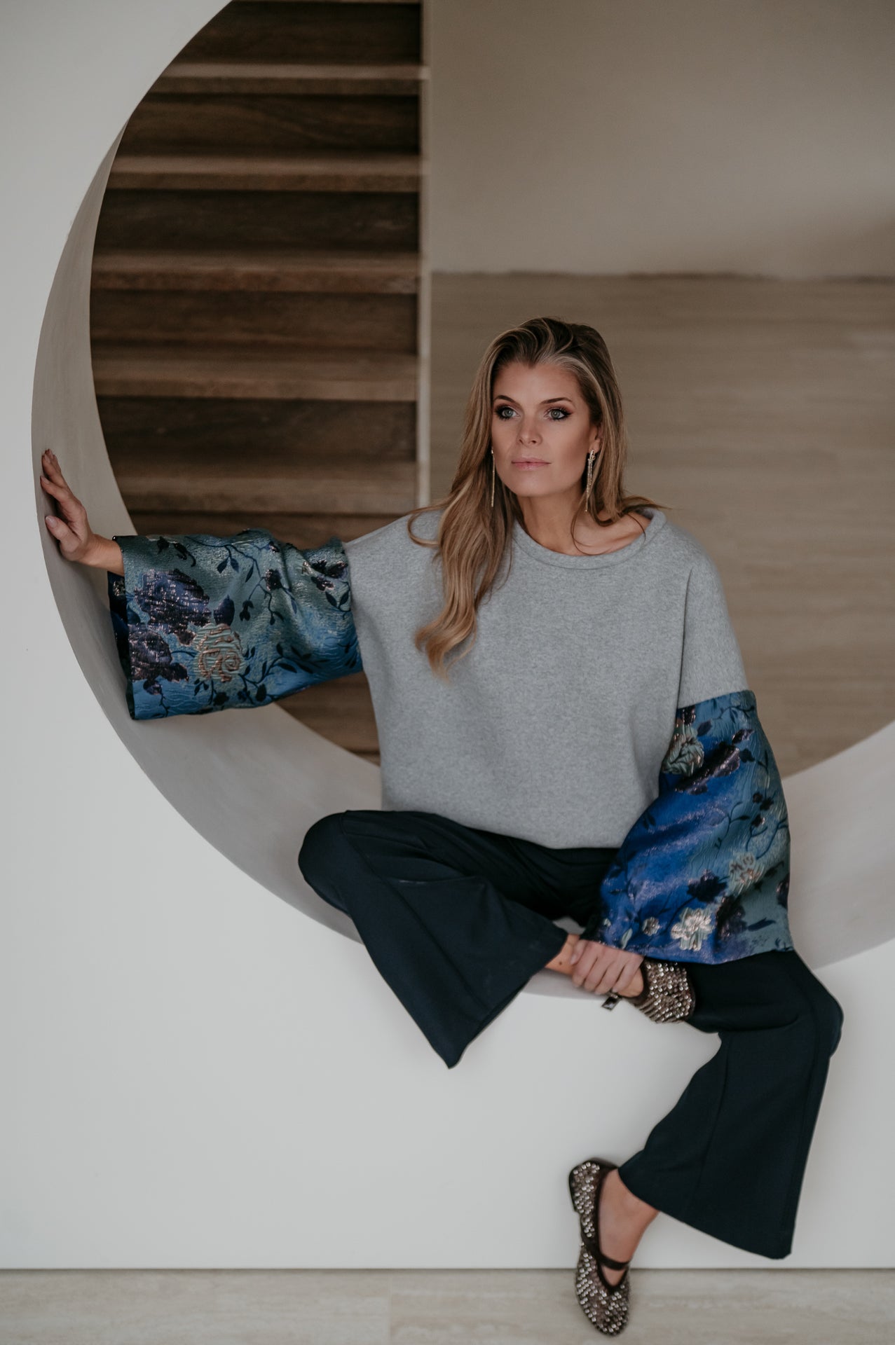 Occeli sweater I Grey Blue - Wild Souls by JV® - Sweaters