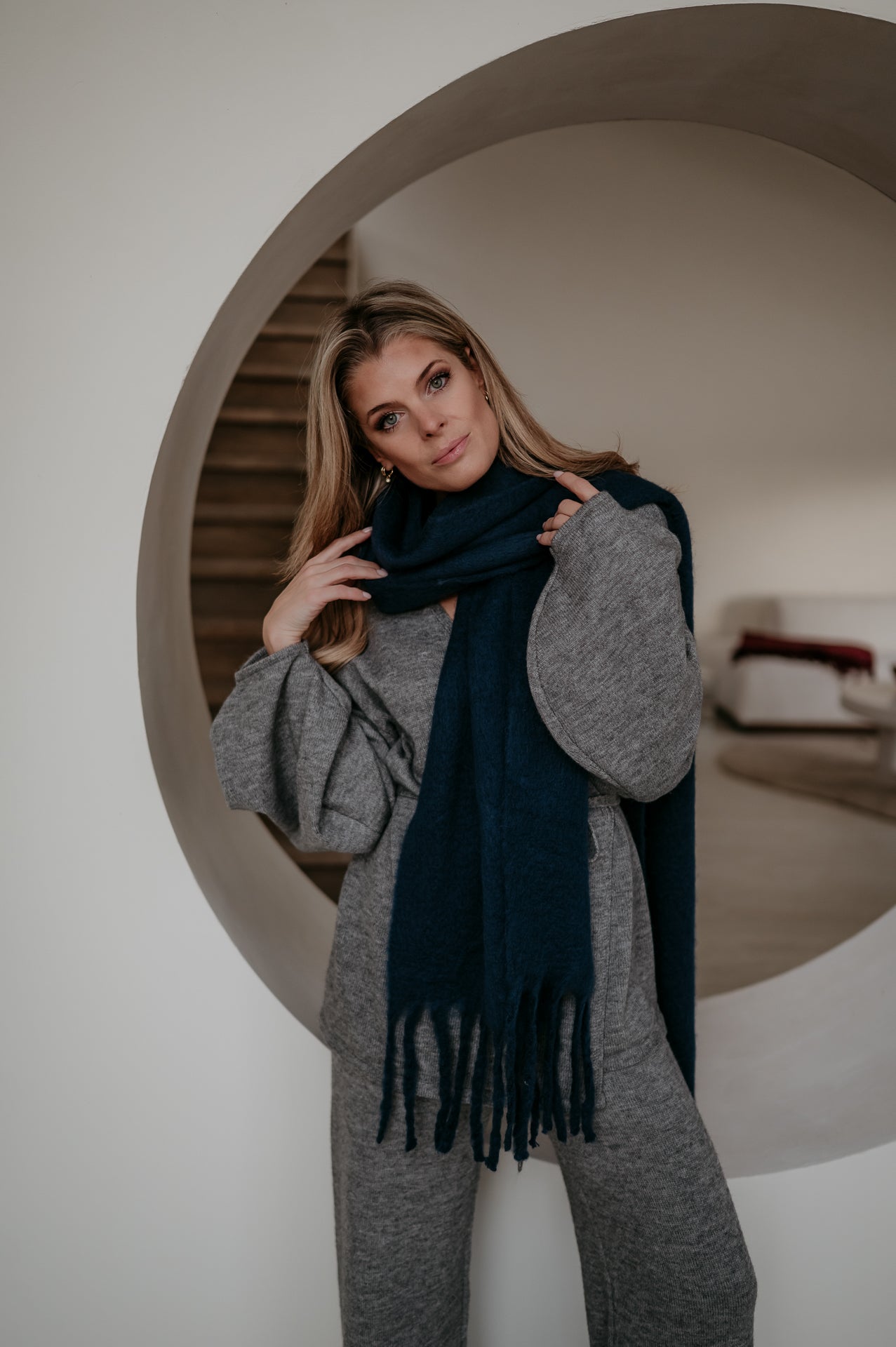 Odine scarf I Navy Blue - Wild Souls by JV® - Scarfs