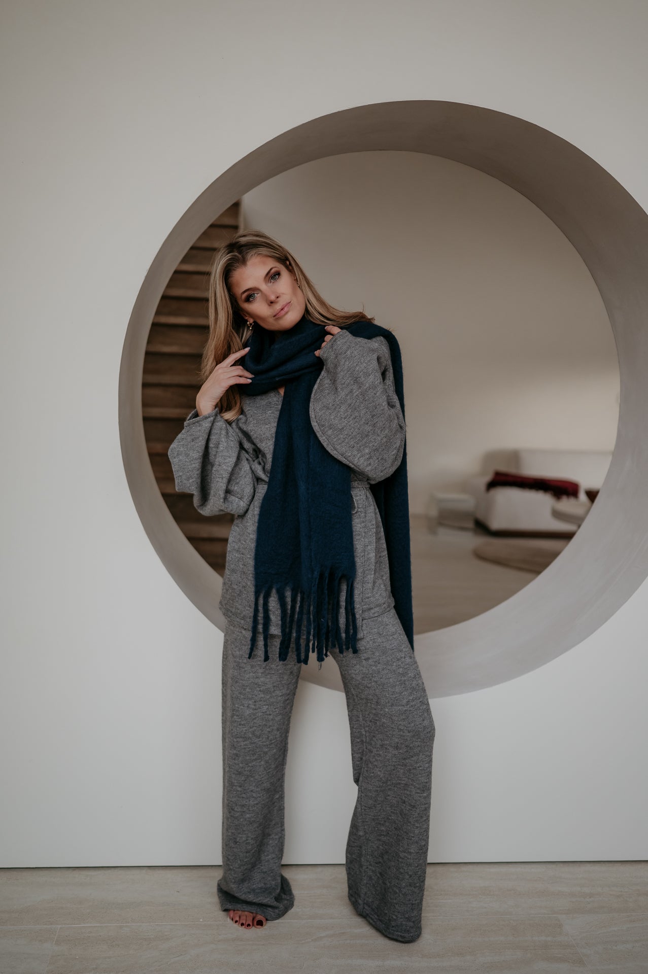 Odine scarf I Navy Blue - Wild Souls by JV® - Scarfs