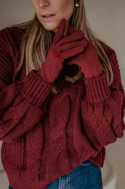 Odrena gloves I Bordeaux - Wild Souls by JV® - Gloves