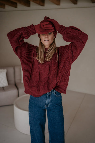 Odrena gloves I Bordeaux - Wild Souls by JV® - Gloves