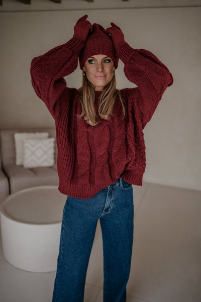 Odrena gloves I Bordeaux - Wild Souls by JV® - Gloves