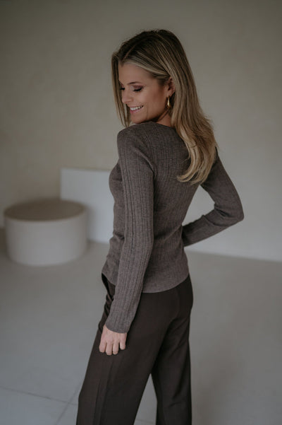 Olezzo longsleeve I Mokka - Wild Souls by JV® - Knits