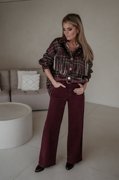 Olide shirt I Bordeaux - Wild Souls by JV® - 