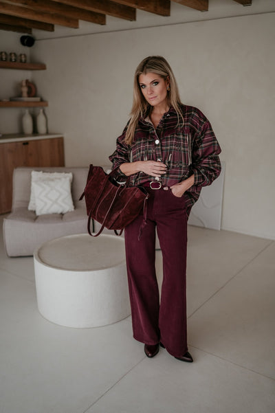 Olide shirt I Bordeaux - Wild Souls by JV® - 