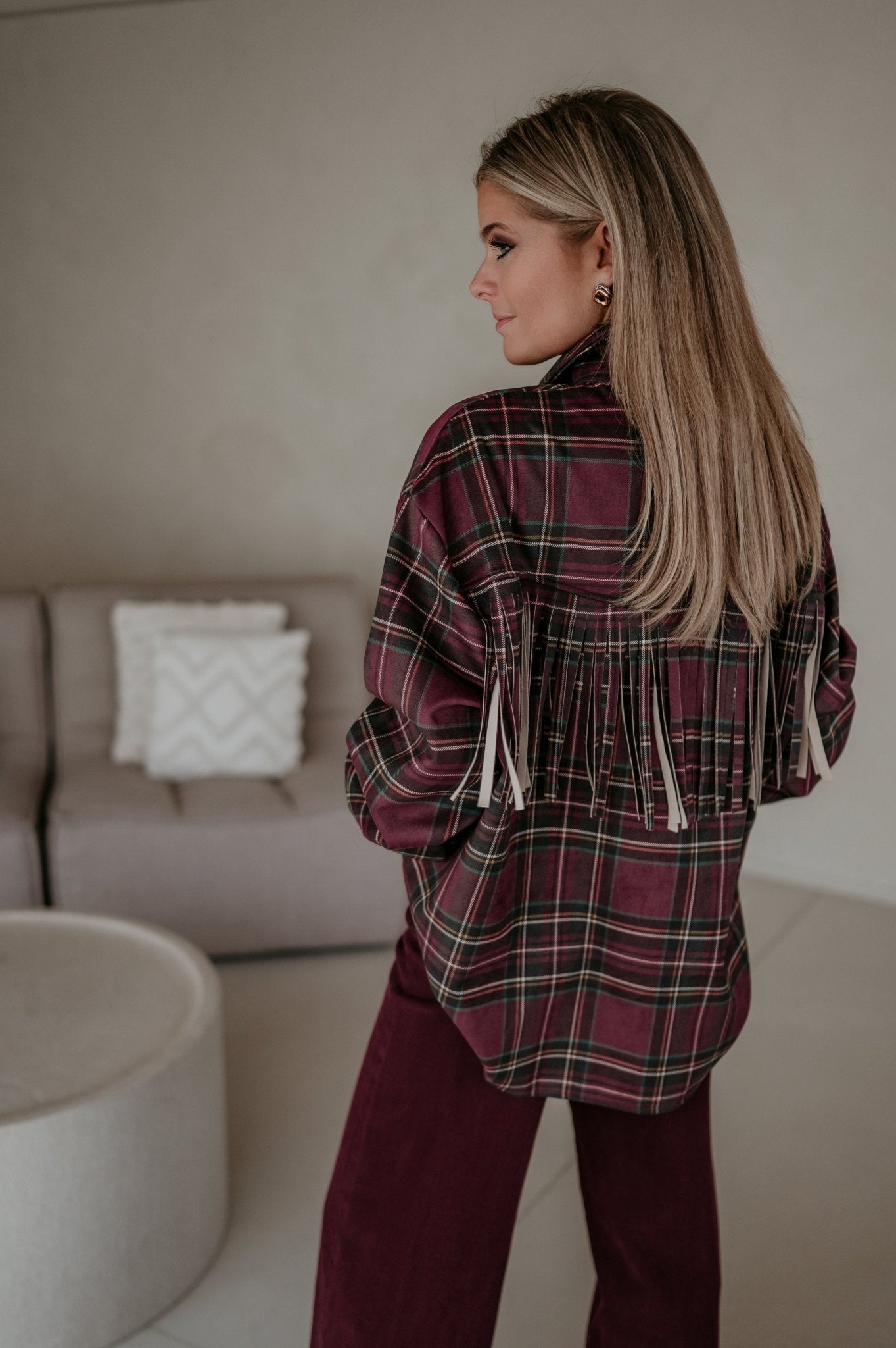 Olide shirt I Bordeaux - Wild Souls by JV® - 