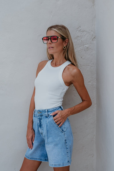 Ombra top I White - Wild Souls by JV® - Tops