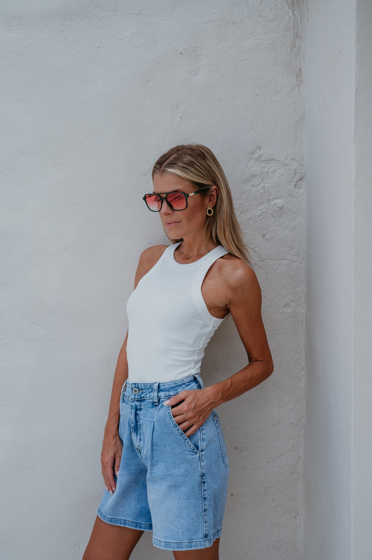 Ombra top I White - Wild Souls by JV® - Tops