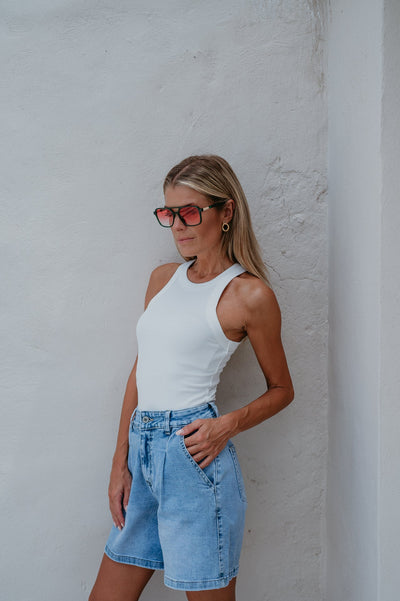 Ombra top I White - Wild Souls by JV® - Tops