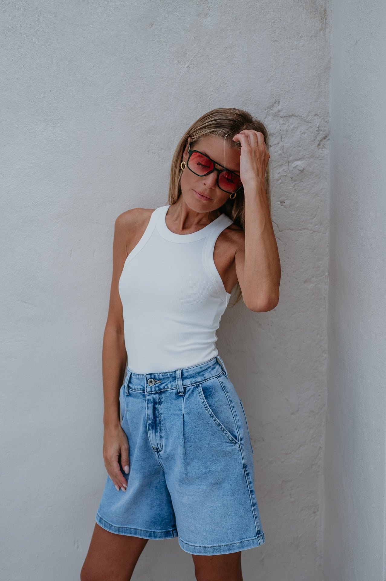 Ombra top I White - Wild Souls by JV® - Tops