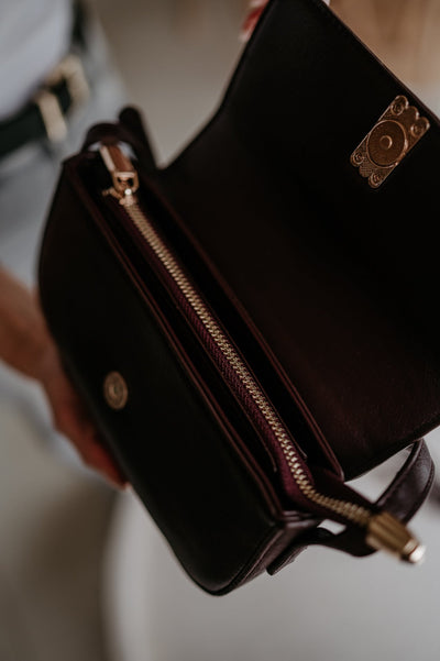 Ondiva handbag I Burgundy - Wild Souls by JV® - Handbags