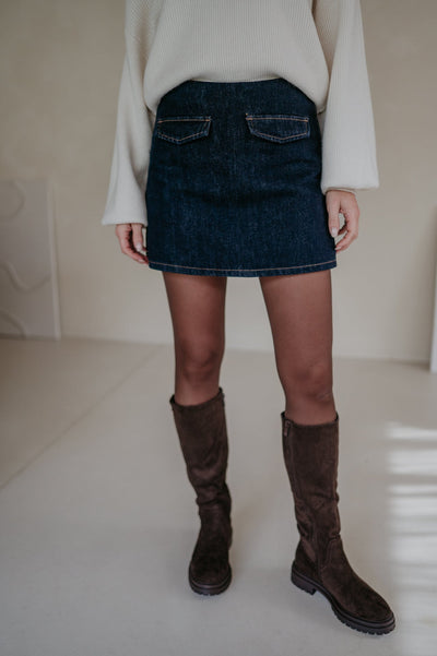Ondulato skort I Dark Blue - Wild Souls by JV® - Skorts