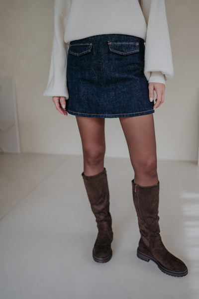 Ondulato skort I Dark Blue - Wild Souls by JV® - Skorts