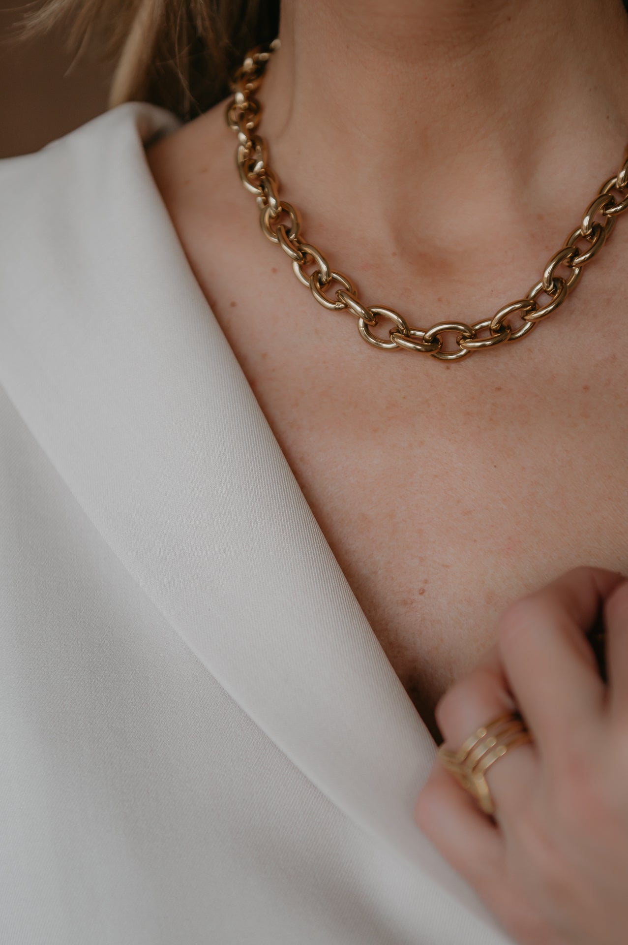 Opone necklace I Gold - Wild Souls by JV® - Necklaces