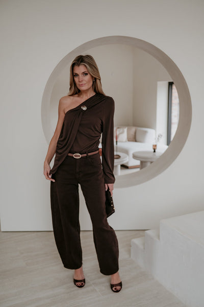 Ordali top I Chocolate Brown - Wild Souls by JV® - Tops