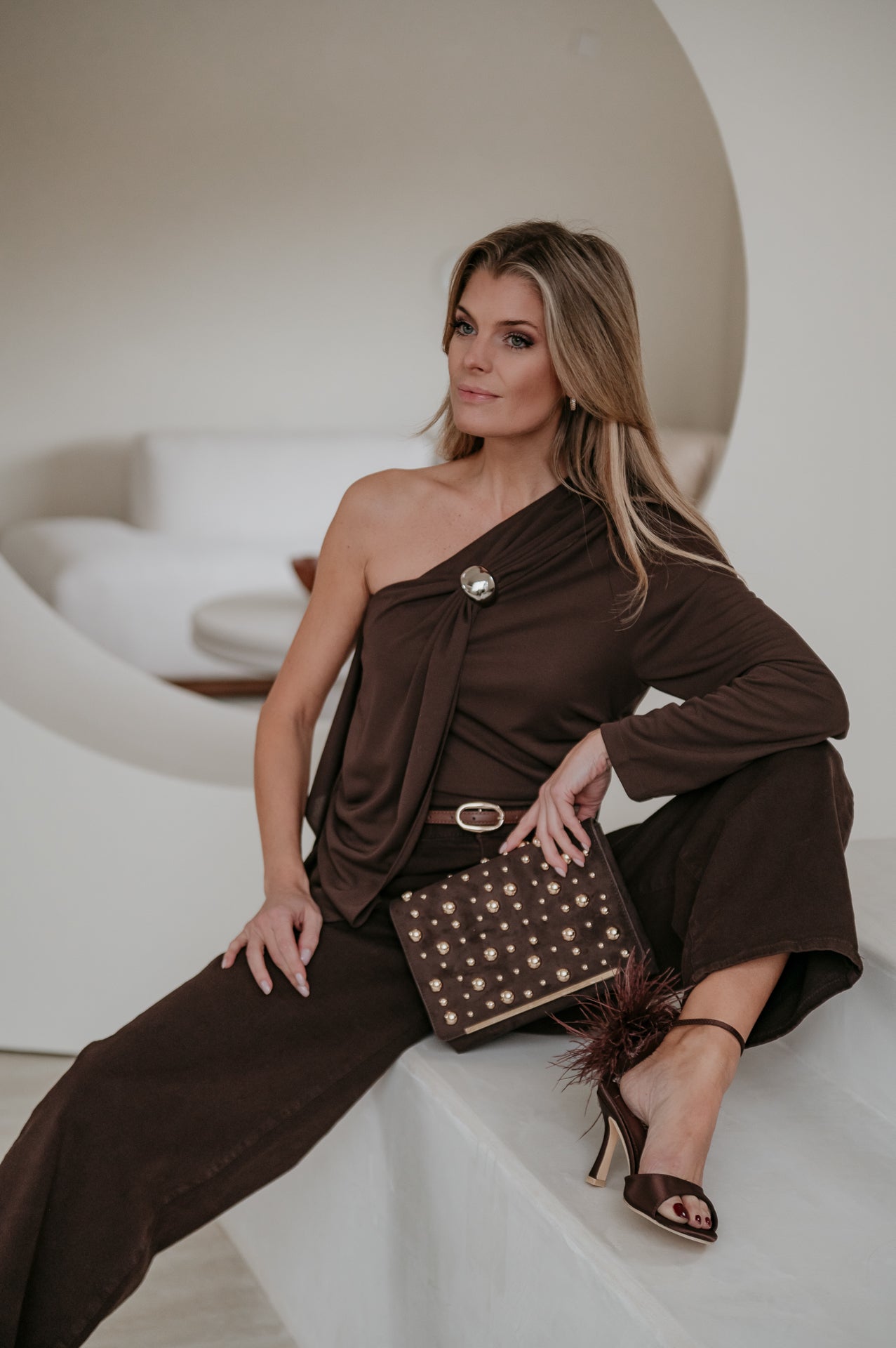 Ordali top I Chocolate Brown - Wild Souls by JV® - Tops