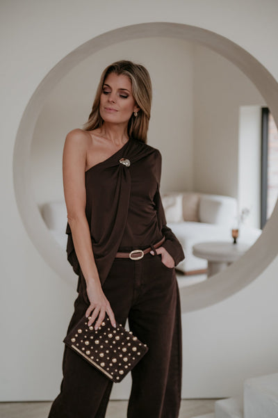 Ordali top I Chocolate Brown - Wild Souls by JV® - Tops