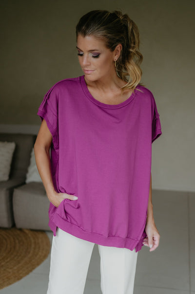 Otre sweater I Purple - Wild Souls by JV® - Sweaters