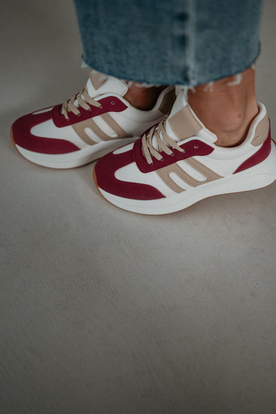 Ottanta sneakers I Bordeaux - Wild Souls by JV® - Sneakers