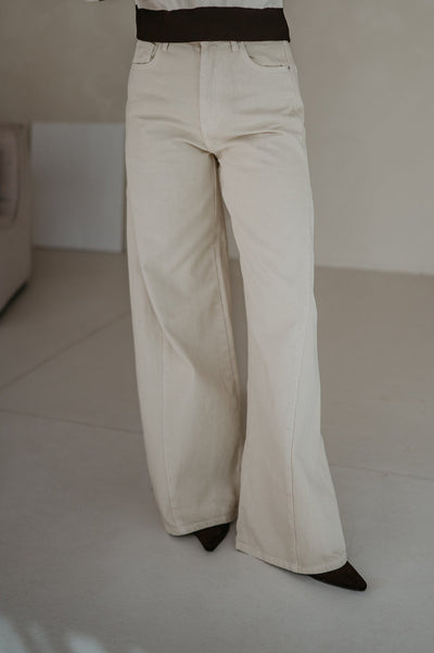 Ottobre jeans I Beige - Wild Souls by JV® - Jeans