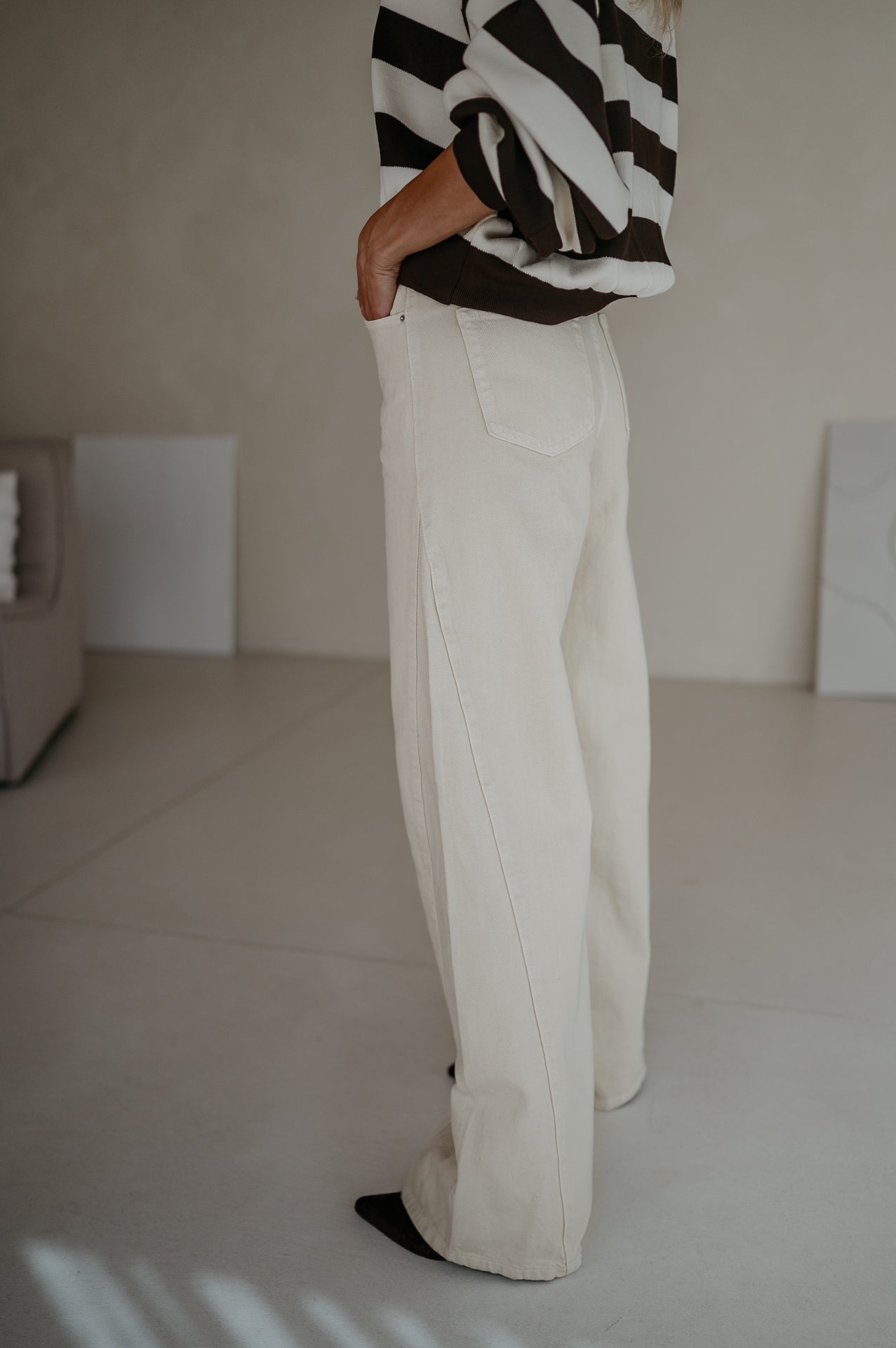Ottobre jeans I Beige - Wild Souls by JV® - Jeans