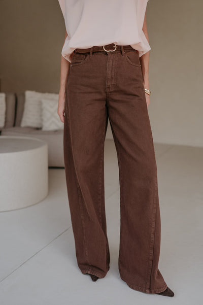 Ottobre jeans I Chocolate Brown - Wild Souls by JV® - Jeans