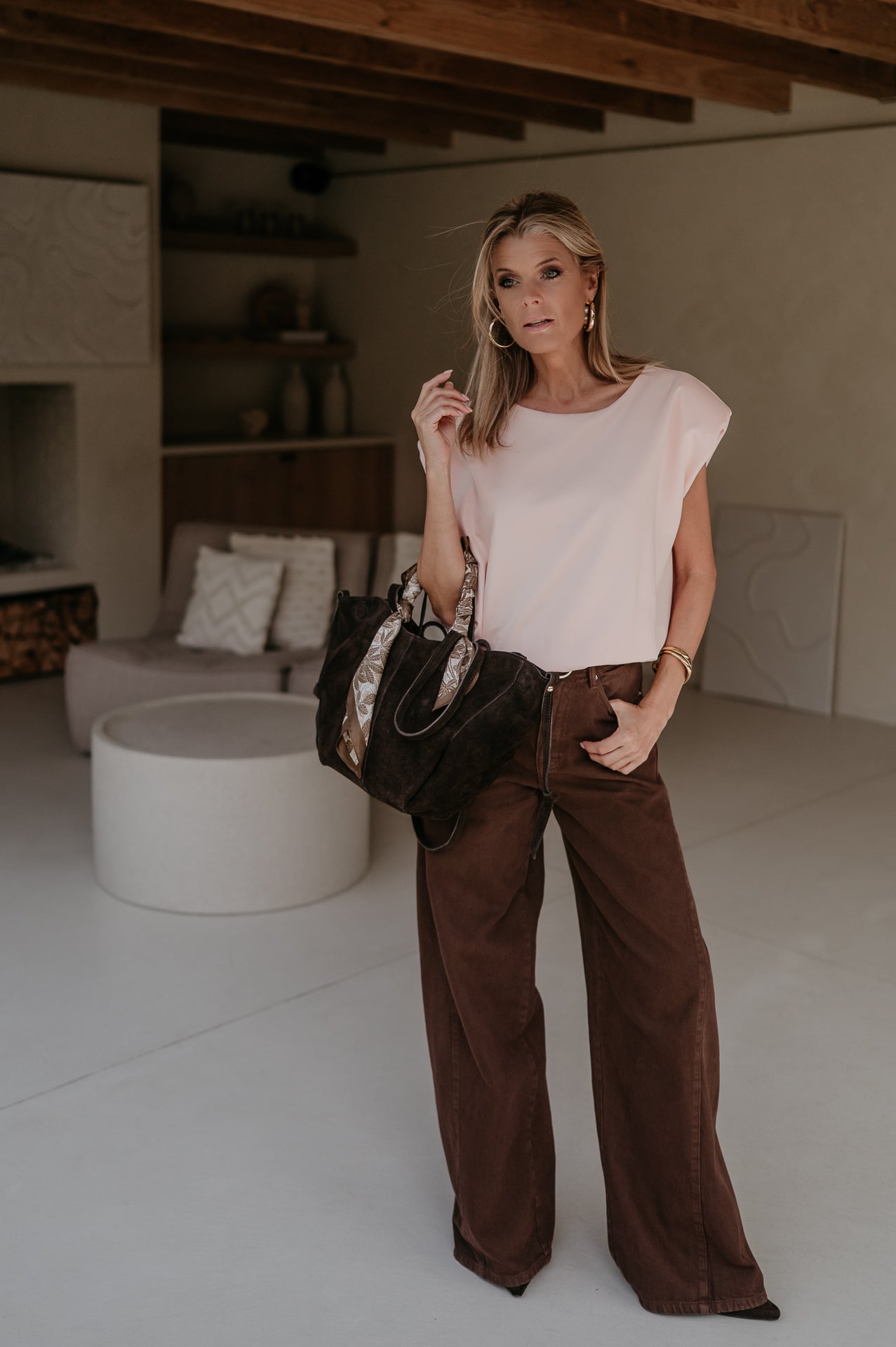 Ottobre jeans I Chocolate Brown - Wild Souls by JV® - Jeans
