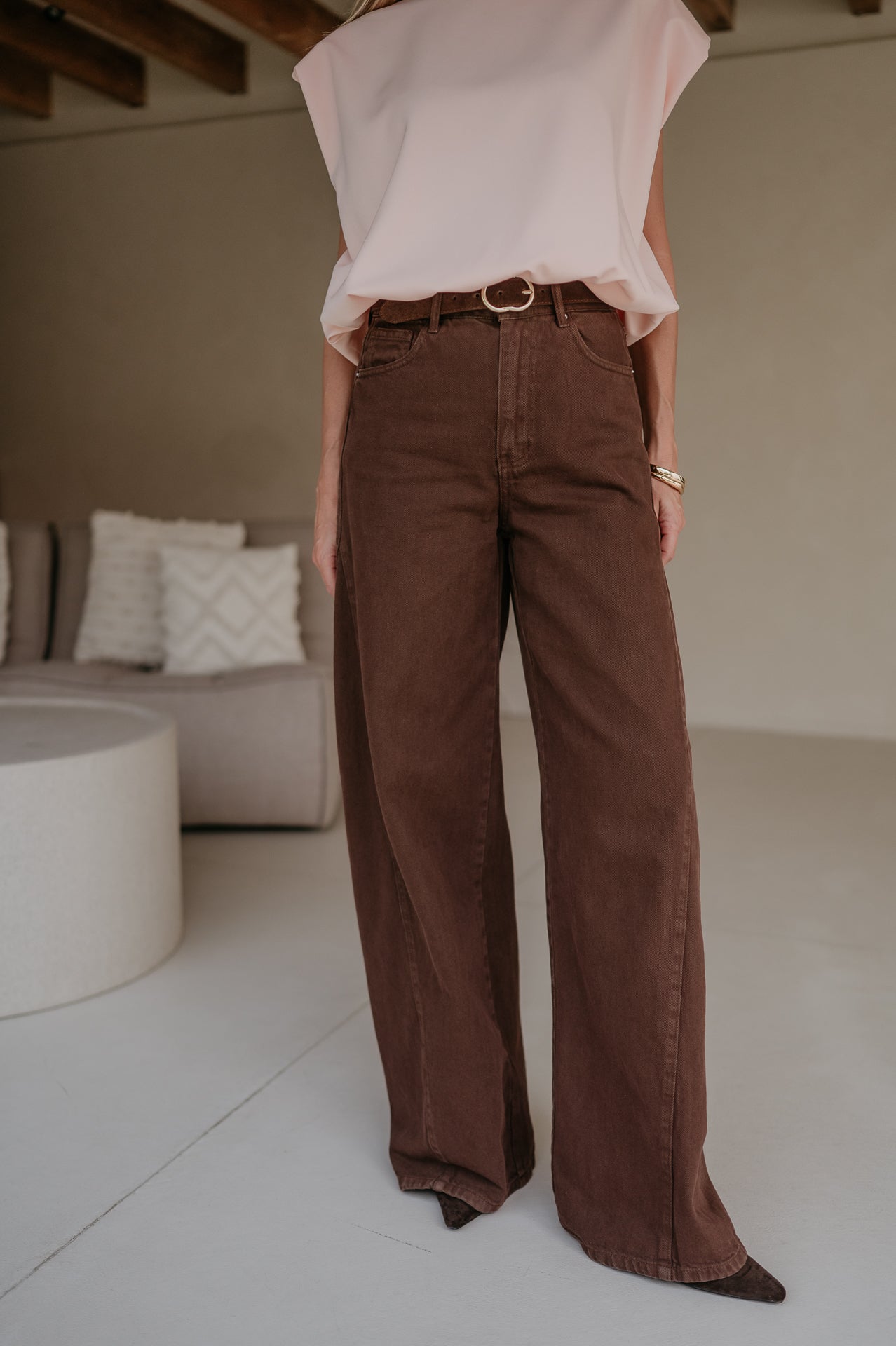 Ottobre jeans I Chocolate Brown - Wild Souls by JV® - Jeans