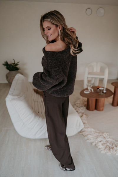 Ovale knit I Chocolate Brown - Wild Souls by JV® - Knits