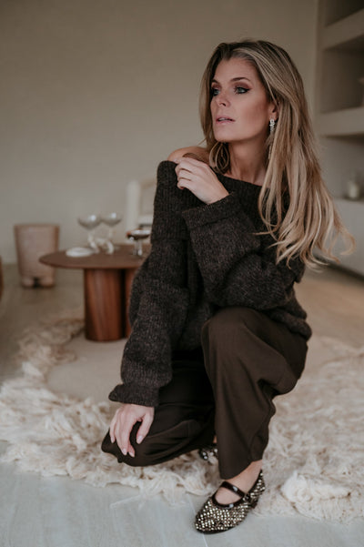 Ovale knit I Chocolate Brown - Wild Souls by JV® - Knits