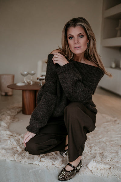 Ovale knit I Chocolate Brown - Wild Souls by JV® - Knits