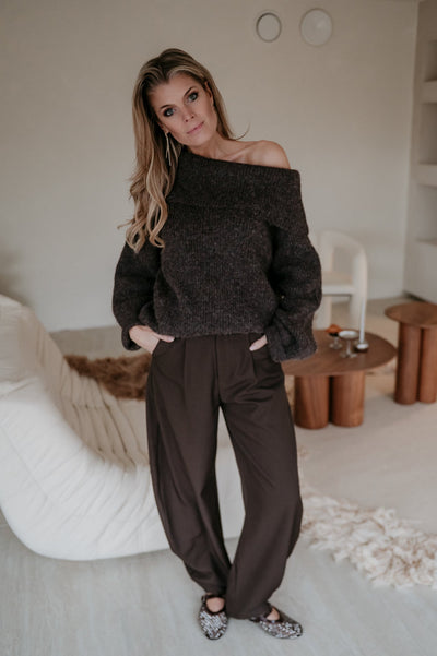 Ovale knit I Chocolate Brown - Wild Souls by JV® - Knits