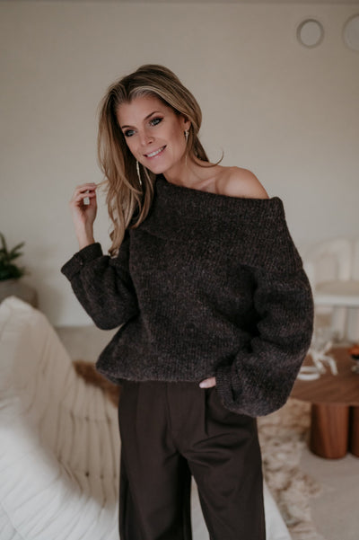 Ovale knit I Chocolate Brown - Wild Souls by JV® - Knits