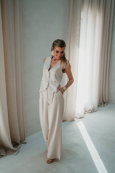 Palazzo set I Beige - Wild Souls by JV® - Sets