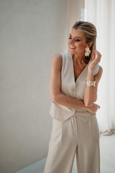 Palazzo set I Beige - Wild Souls by JV® - Sets