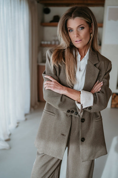 Patente blazer I Brown - Wild Souls by JV® - Blazers