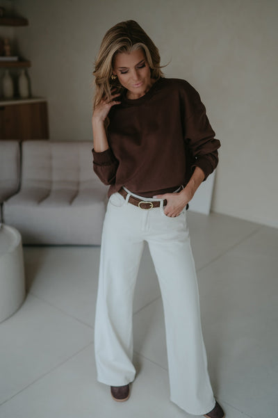 Pendere sweater I Chocolate Brown - Wild Souls by JV® - Sweaters