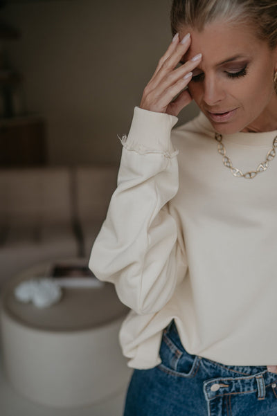 Pendere sweater I Ecru - Wild Souls by JV® - Sweaters