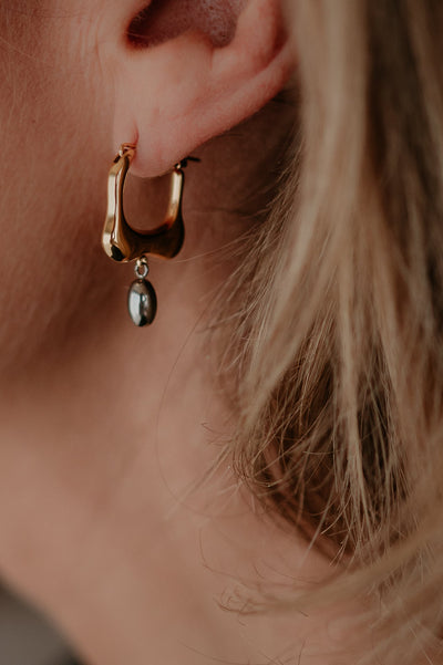 Perplesso earrings I Gold - Wild Souls by JV® - Boots