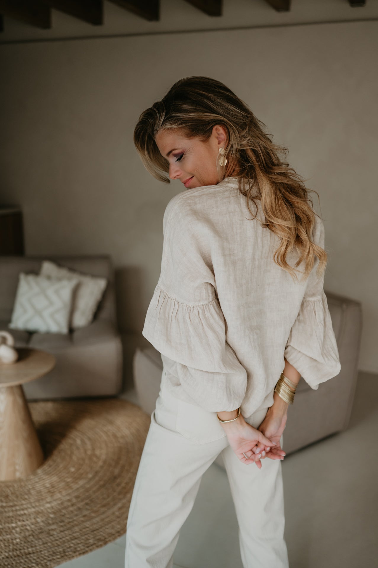 Persino blouse I Beige - Wild Souls by JV® - Blouses