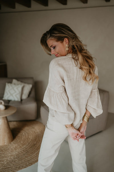 Persino blouse I Beige - Wild Souls by JV® - Blouses