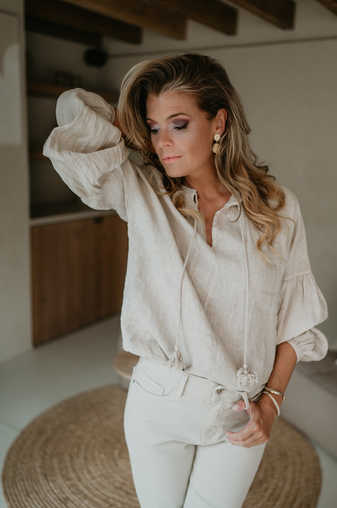 Persino blouse I Beige - Wild Souls by JV® - Blouses