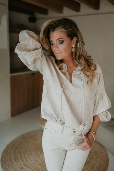 Persino blouse I Beige - Wild Souls by JV® - Blouses