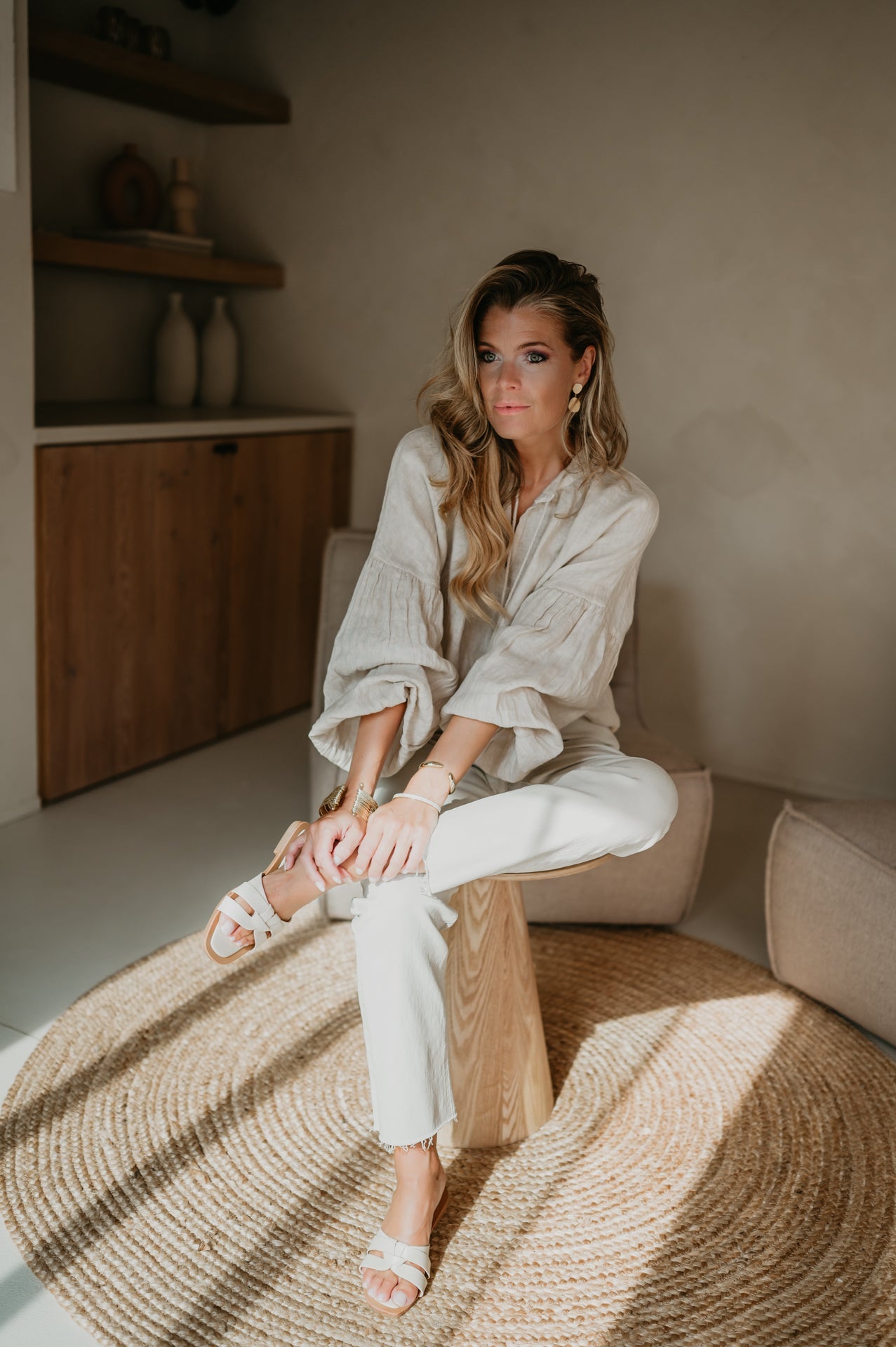 Persino blouse I Beige - Wild Souls by JV® - Blouses