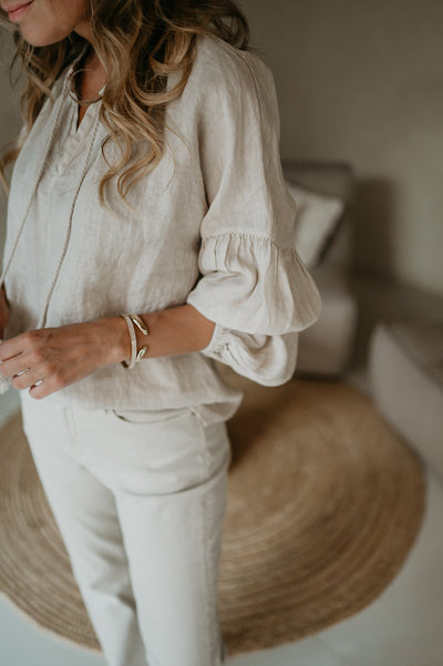 Persino blouse I Beige - Wild Souls by JV® - Blouses
