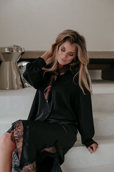 Perudi blouse I Black - Wild Souls by JV® - Blouses