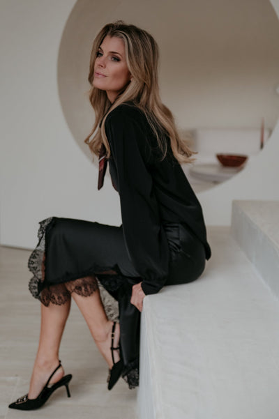 Perudi blouse I Black - Wild Souls by JV® - Blouses