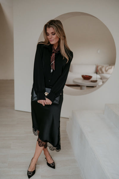 Perudi blouse I Black - Wild Souls by JV® - Blouses