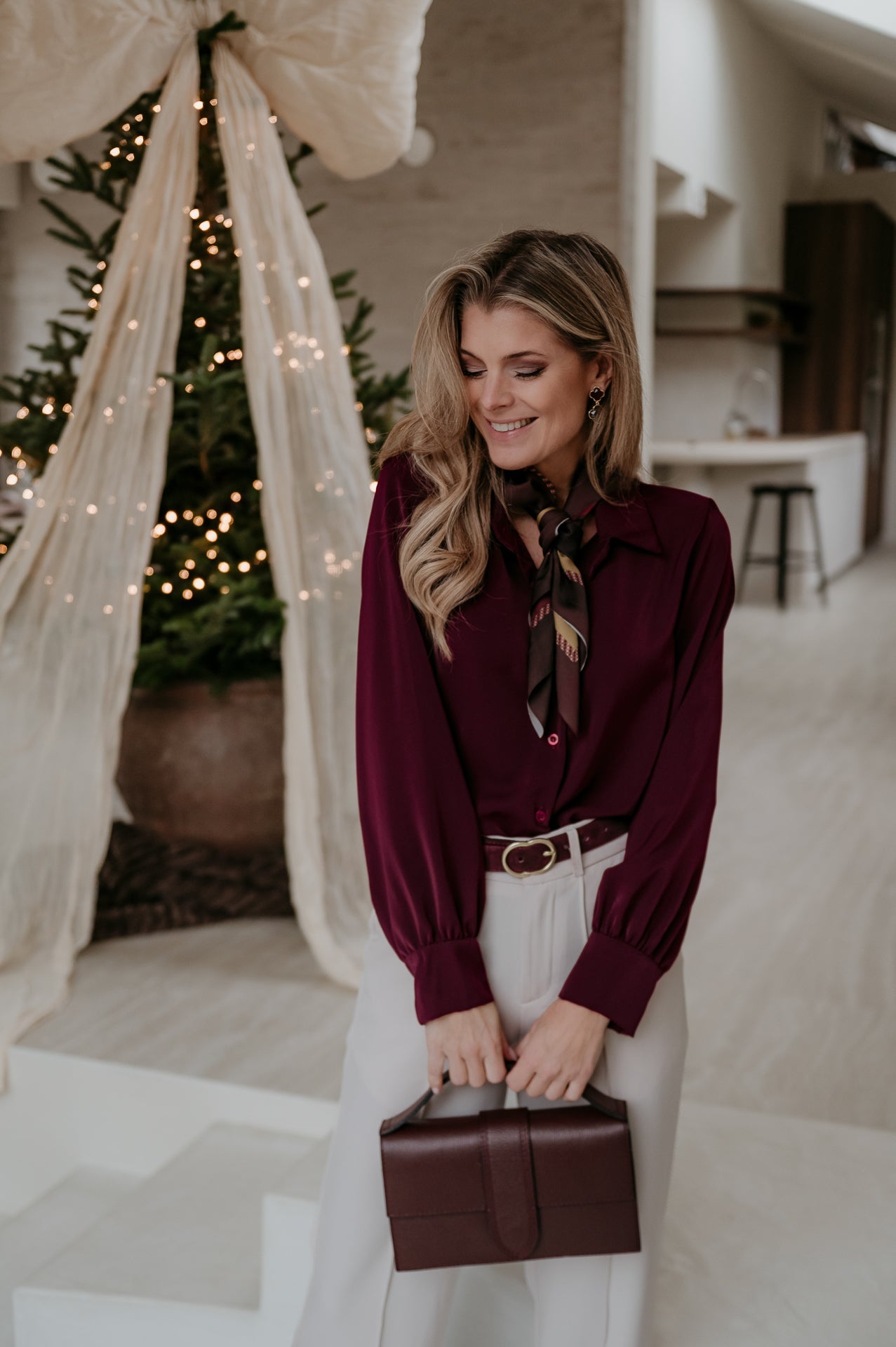 Perudi blouse I Burgundy - Wild Souls by JV® - Blouses