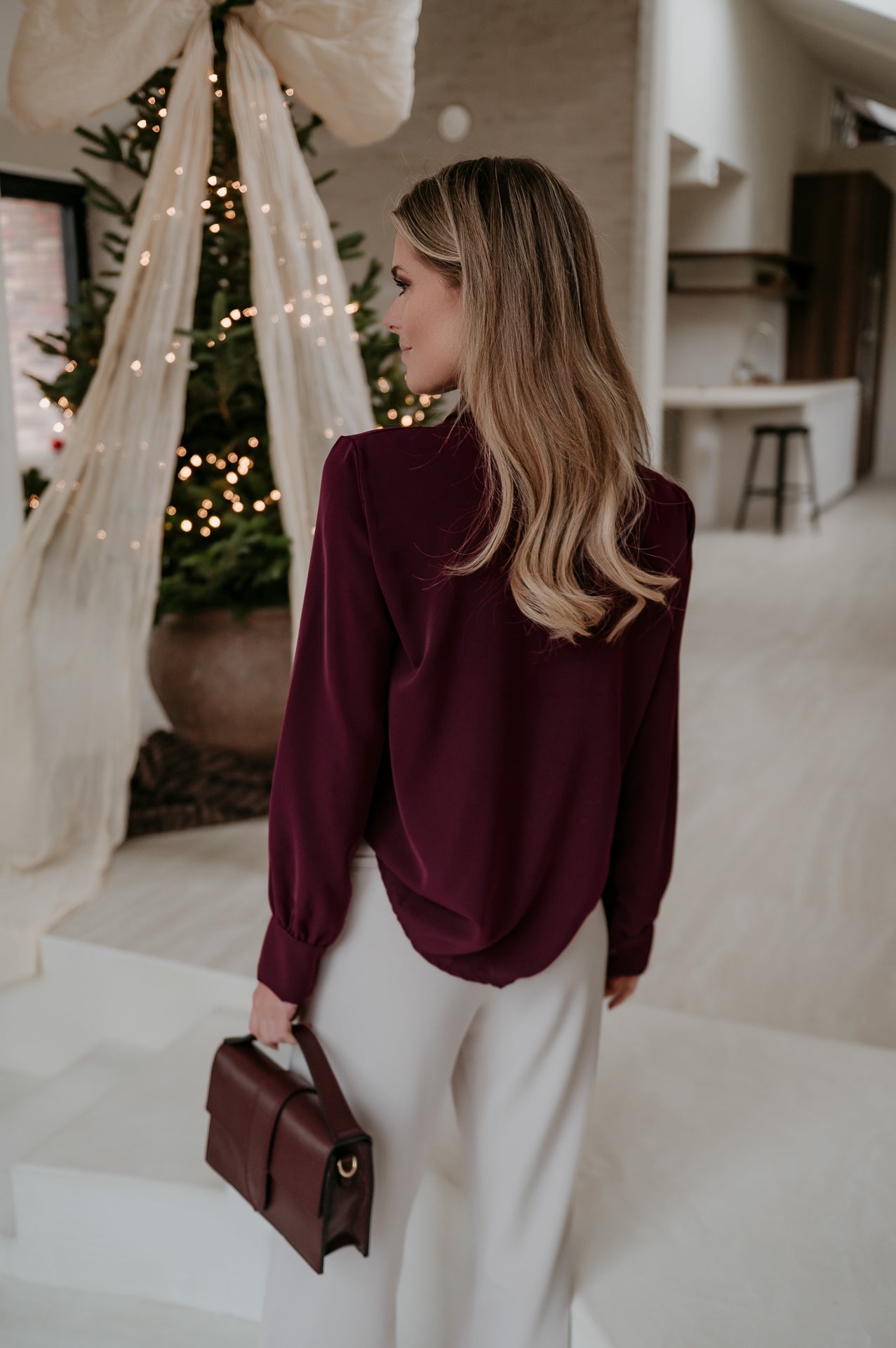 Perudi blouse I Burgundy - Wild Souls by JV® - Blouses
